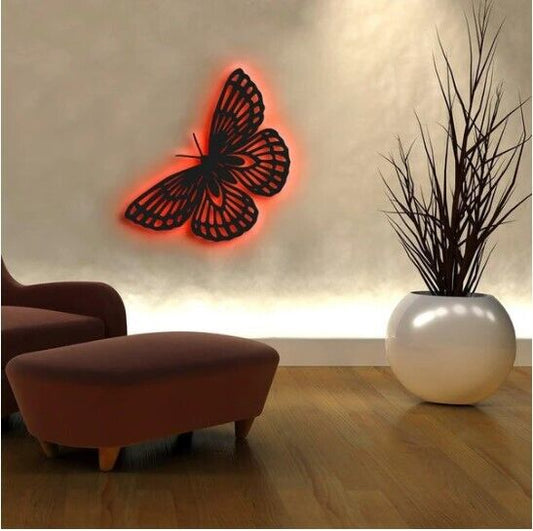 Butterfly Decor Metal Wall Art, Metal Wall Decor, Metal Wall Art,